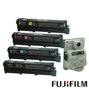 FUJIFILM 富士 原廠原裝 CT351263~CT351266 高容量碳粉匣組(1黑3彩4.5K)+CWAA0973 廢粉盒基隆相機收購
